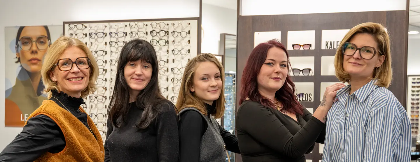 l'équipe d'Entrebecq opticiens