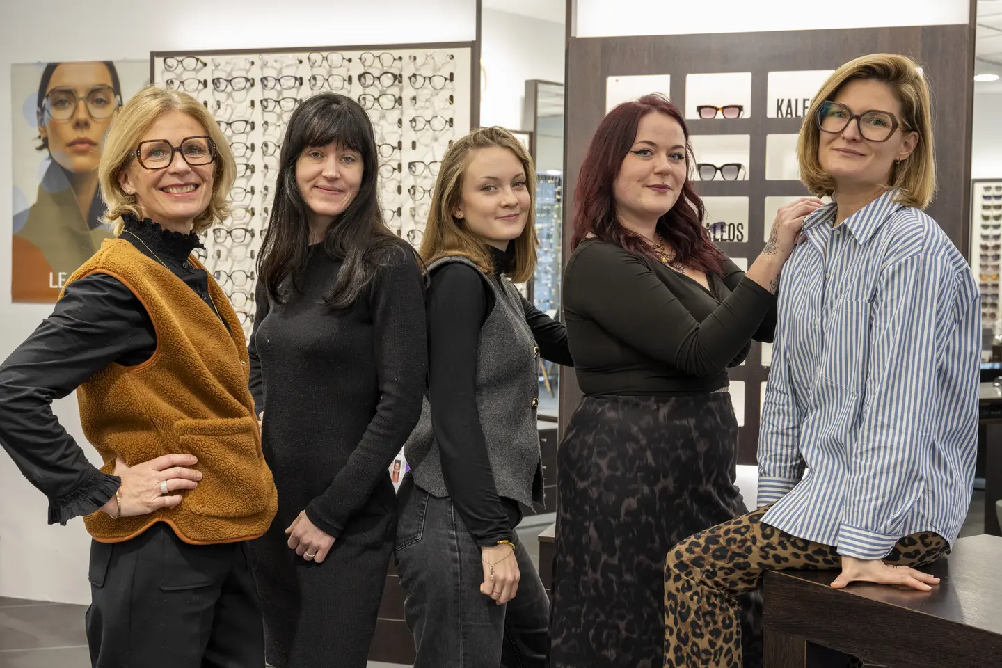 l'équipe d'Entrebecq opticiens